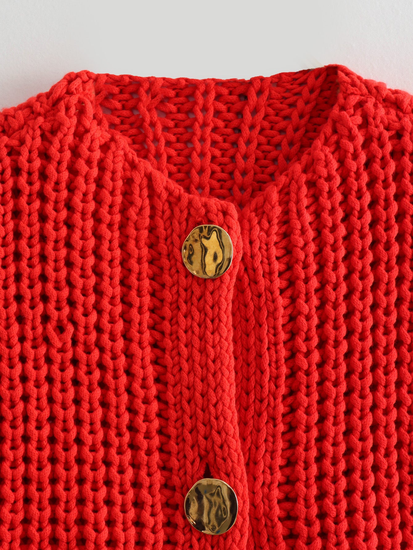 Cardigan Epais en Maille Décontractée