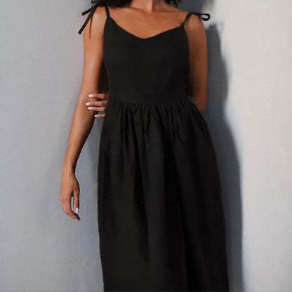Robe Longue D'été Elégante Décolleté en V