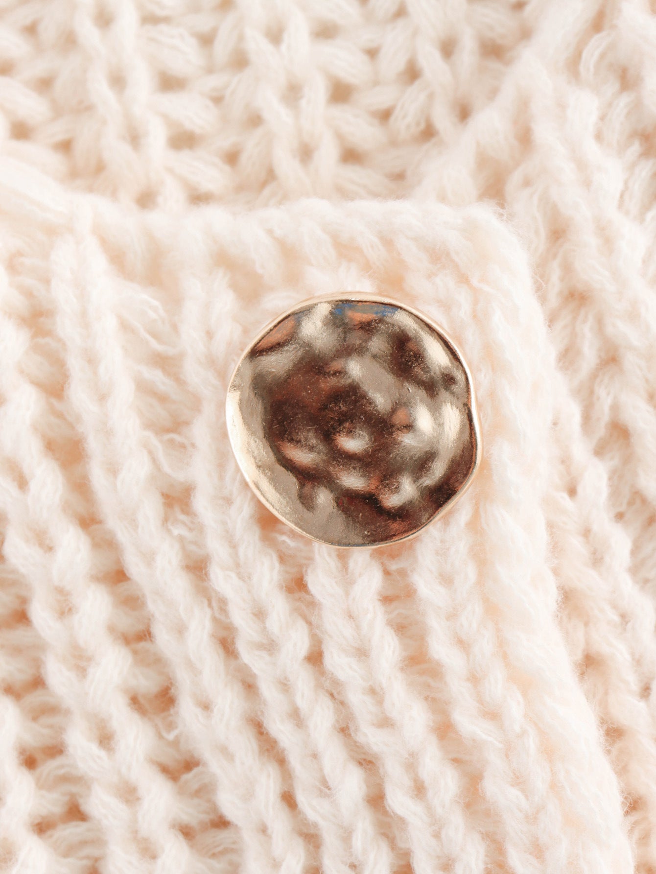 Cardigan Epais en Maille Décontractée